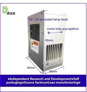 좋은 가격 395nm UV LED 경화 시스템 공기 냉각 경화 램프 10000~15000MW/Cm2 온라인으로