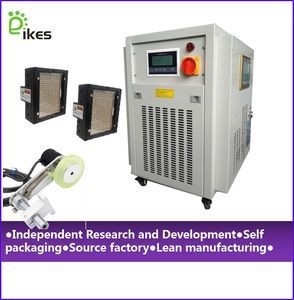 좋은 가격 멀티 헤드 잉크젯 프린터 LEDUV 경화 25000MW/Cm2 벤치 톱 UV 경화 시스템 온라인으로